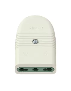 Vimar 01028.B Prise 2P+T 16A P17/11 Axial Ivoire