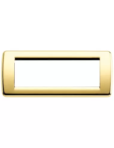Vimar 16756.32 Rondo' Placa Metal Oro 6 Plazas Idea