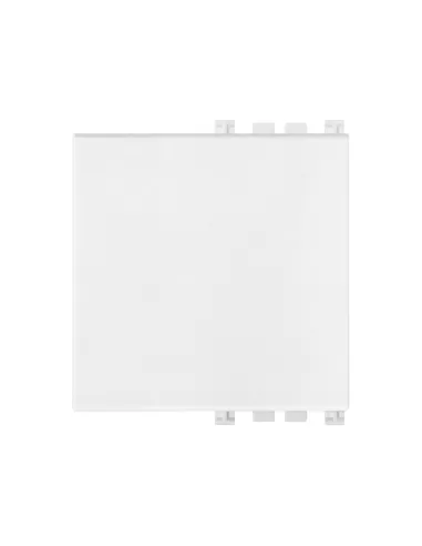 Vimar 19039.B Couvercle de clavier lisse blanc à 2 modules Série Ark™