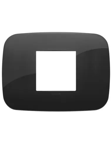 Vimar 19682.81 Plaque ronde 2 modules centraux Black Ark®