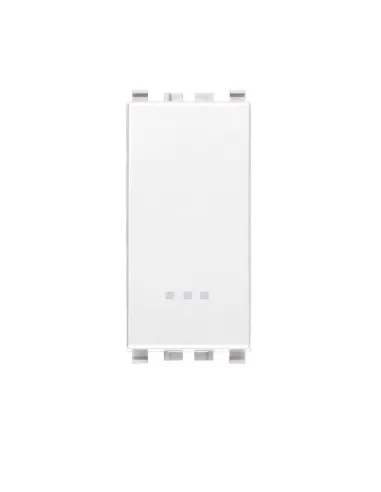 Vimar 20008.B 1P N° 10A Bouton-poussoir Blanc Série Eikon