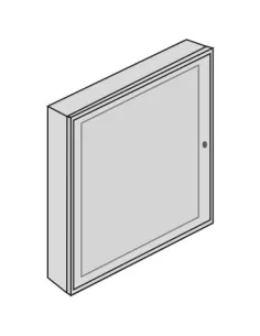 Btdin - quadro da parete lamiera 72 din