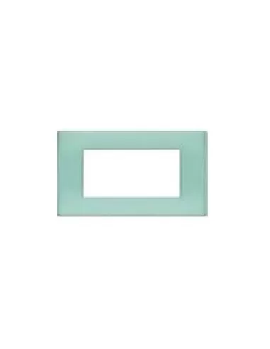 Assiette 4 places Bticino light n4804vp vert opalin