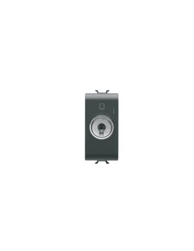 Interruptor Gewiss 1m 2p 10ax tecla gw12006 chorus negro