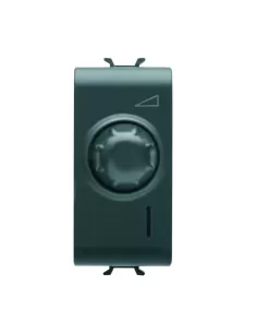 Régulateur rotatif électronique Gewiss GW12567, 1 m, 100-500 W, Chorus Black