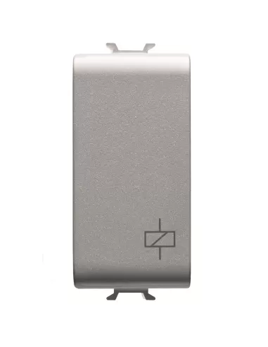 Gewiss gw14724 relé monoestable 230v ac 50//60hz 1p 1na//nc 10a(ac1)//4a(ac15)250vac 1 módulo titanio chorusmart
