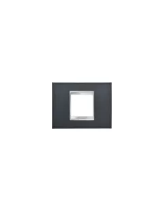 Placa coro de pizarra de 2 plazas Gewiss gw16202va lux