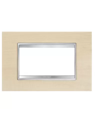 Gewiss gw16204la plaque de chorus lux 4p érable
