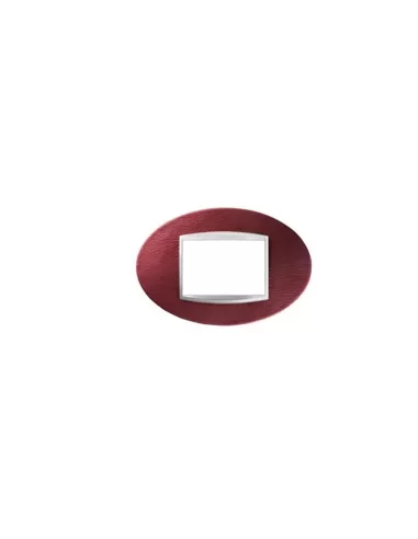 Gewiss gw16303pr plaque art 3p cuir rubis