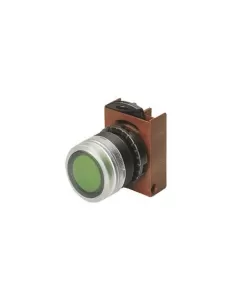 Bouton avec garde lumineuse verte