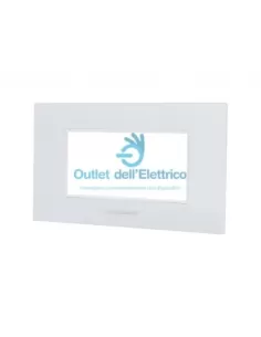 Marlanvil 7253.J.VE.PE.C assiette jolly-qb en verre blanc nacré -cadre