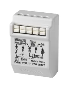 Radio Mvr500er :mod. volet roulant