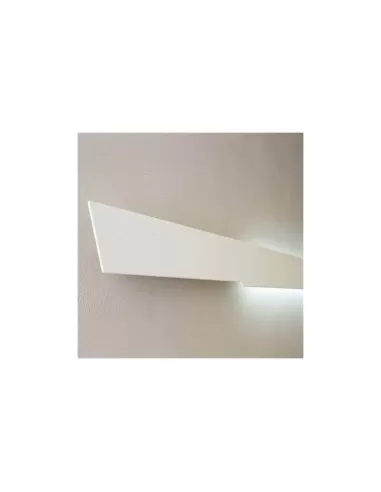Applique murale FontanaArte 5244/2BI Linea, 2 x 39 W, tube fluorescent G5 blanc RAL 9010, diffuseur opale