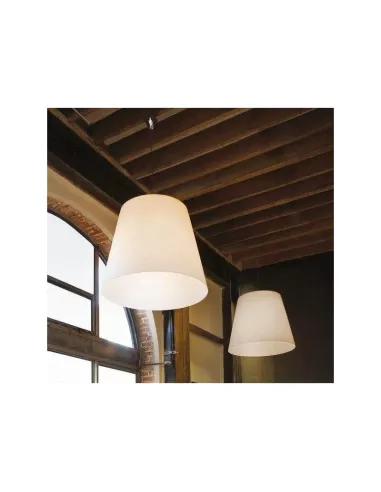 Suspension halogène Fontana Arte 5444/00bi Amax D47 BI 1X150W E27