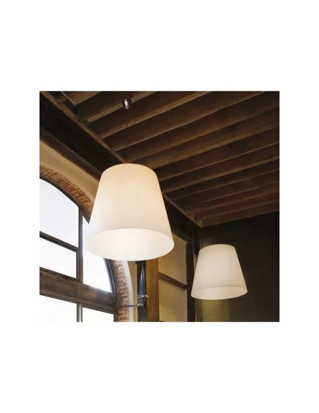 Suspension halogène Fontana Arte 5444/00bi Amax D47 BI 1X150W E27