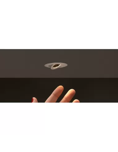 Flexalighting PJ1110 Adan rond 3W//6W IP65 blanc 18° HW