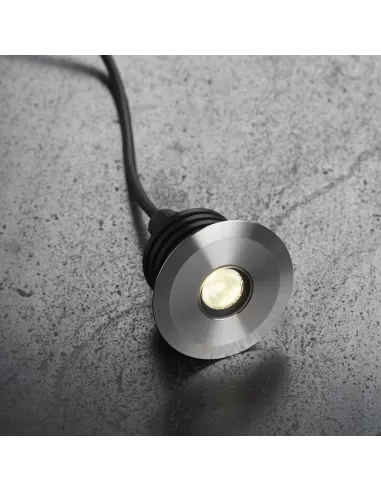 Flexalighting Xt1111 Recessed IP67 round 1W/2W 2950K 25°