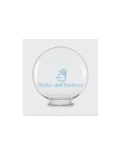 Globe en polycarbonate transparent IGuzzini 3.2125.024.0 D.400
