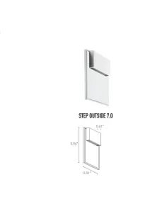 L&l SP70000AG Difusor Step 7.0 2W 24VDC 5000K gris