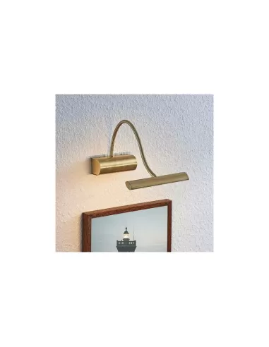 Slv 146573 applique per quadri 8W ottone anticato