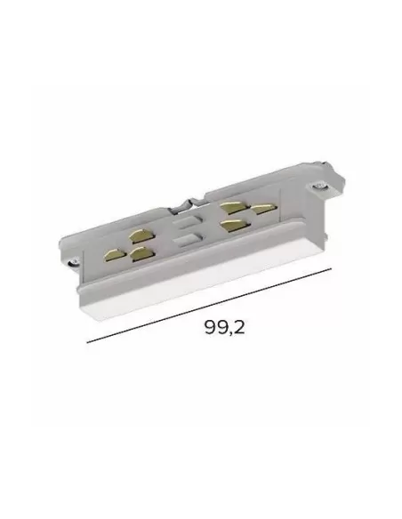 Alimentation Targetti 58420 blanc monotour et joint mécanique