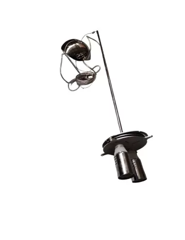 Suspension chromée Viabizzuno a8.502.32 h2o E27 2x75