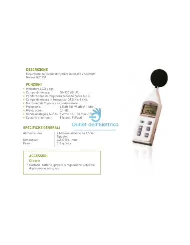 Sonomètre Kyoritsu ELD 1357 cl2