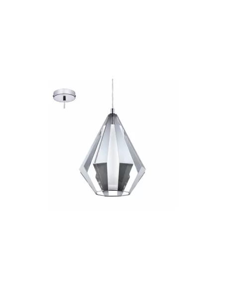 Eglo 95532 Taroca Pendelleuchte D.29 E27 Stahl