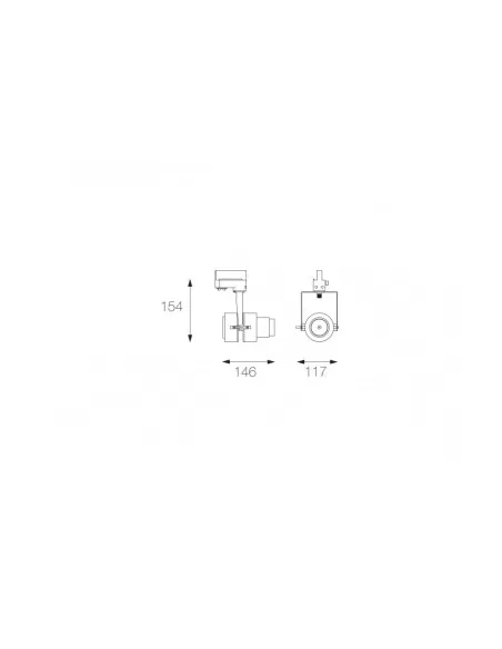 Targetti 1t0690 projecteur dicro foho 1x50 Targetti 1t0690 projecteur dicro foho 1x50