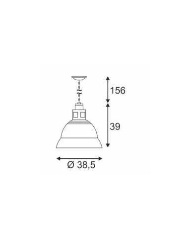 SLV 165359 Para 380 réflecteur noir E27