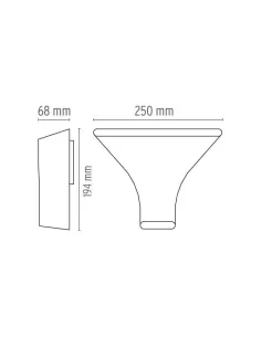 Flos F6542009 Tau eur weiß innen Aluminium