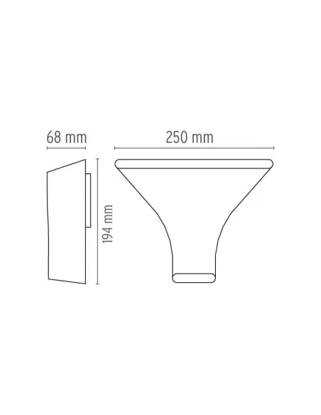 Flos F6542009 Tau eur white interior aluminum