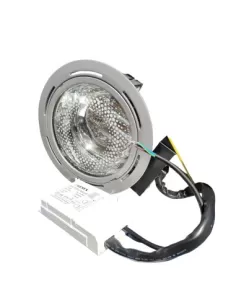 Genex 11152226.10KIT Kit rond 2x26w elet.alu satiné