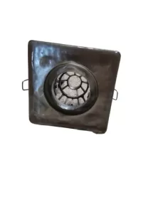 Panzeri XV2001-12V-SIL Cast glass recessed light, glass silver, gu5.3