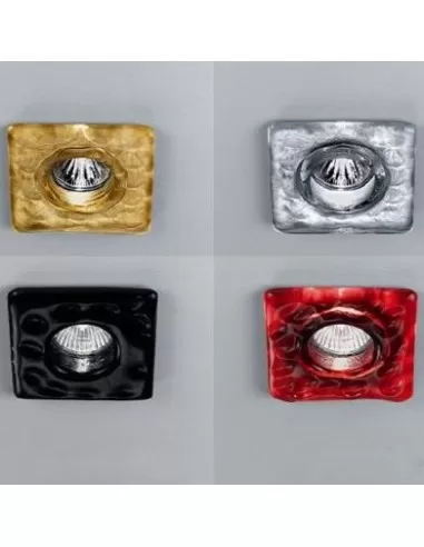 Panzeri XV2001-12V-SIL Incassi vetro colato glass silver gu5.3