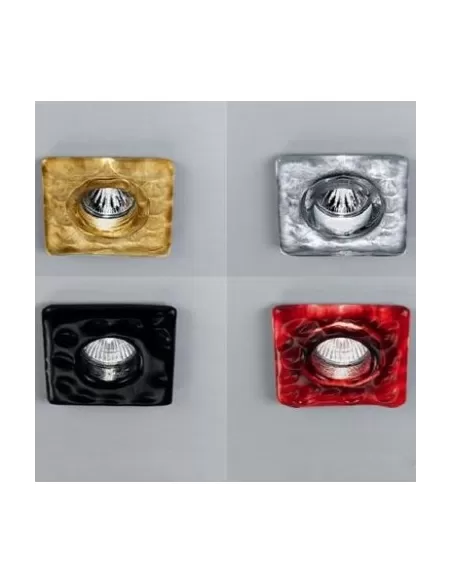 Panzeri XV2001-12V-SIL Incassi vetro colato glass silver gu5.3