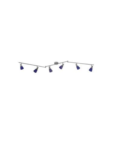 Relco LSACE98/6ECRO Composizione 6 faretti 50w gu10 cromo