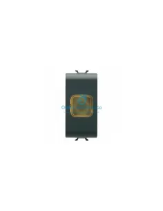 Gewiss GW12624 Feu d'avertissement ambre 1m noir