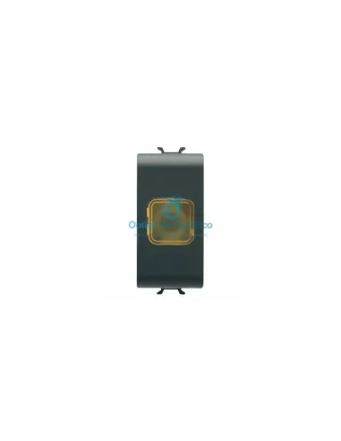 Gewiss GW12624 Spia di segnalazione ambra 1m nero