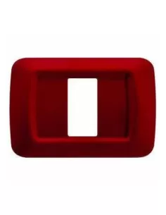 Gewiss GW22007 1-seater technopolymer plate, amaranth