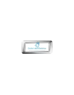 Plaque système de capote chromée Gewiss GW22656 6- pos.cromo