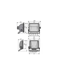 Fael 50602 Jet2000 symétrique avec riflett.martellato martelé 2