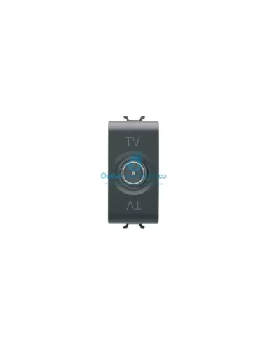Gewiss GW12361 TV socket 1m dir. conn.masc.9,5mm n.
