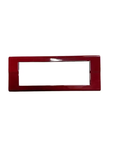 Bticino 72771 Plaque de projet 6m met.pres. amarante