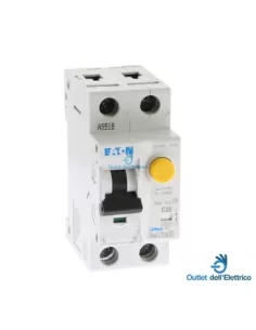 Eaton Frbm6-c20/1n/003 interruttore magnetotermico differenziale 1p+n c20 6ka 0,03