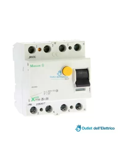 Eaton Pfim-25/4/01 differenziale puro 4p 25a 0,1a