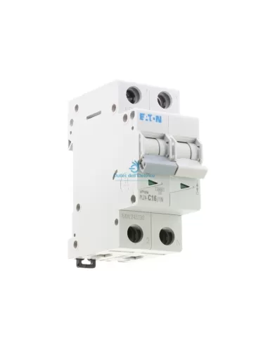 Disjoncteur Eaton Plz4-c16/1n 4,5 kA 1P+NC 16 A