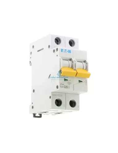 Eaton pls4-c25/2 disyuntor 4.5ka 2p c 25a