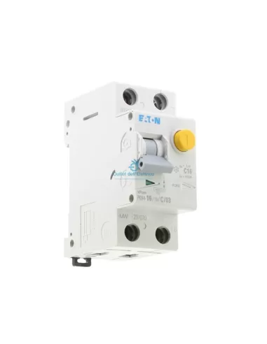 Eaton Pkn4-16/1n/c/03 interruttore magnetotermico differenziale 1p+n 16a c 0,3 4,5ka