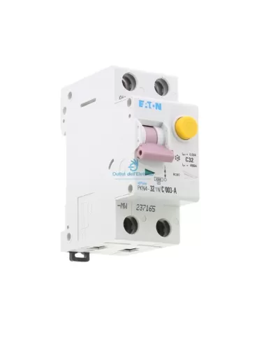 Eaton Pkn4-32/1n/c/003-a interruttore magnetotermico differenziale 1p+n 32a c 0,03 4,5 cl.a